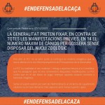 Comunicat Federació Catalana de Caça en relació amb els Nuclis Zoològics